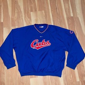 Chicago Cubs Nike Center Check Windbreaker Pullover XXL